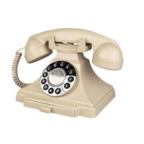 Telefone fixo Artisam Corded Vintage Retro Ivory