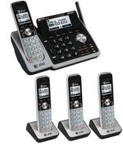 Telefone fixo AT&T TL88102 com 3 ramais, 2 linhas, DECT 6.0 Telefone fixo AT&T TL88102 com 3 ramais, 2 linhas, DECT 6.0