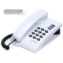 Telefone Fixo com Fio e Chave Intelbras Pleno parede ou mesa