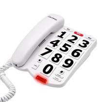 Telefone fixo com fio Excelltel EX-LD-265 com botões grandes