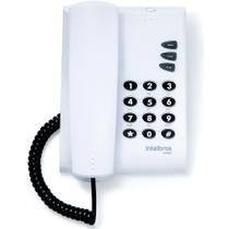 Telefone Fixo com Fio Intelbras Pleno Sem Chave 3 Funções Cinza Telefone Fixo com Fio Intelbras Pleno Sem Chave 3 Funções Cinza