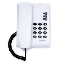 Telefone Fixo Com Fio Intelbras Pleno Sem Chave Cinza Ártico