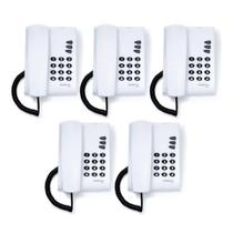 Telefone Fixo Com Fio Pleno Intelbras Sem Chave Cinza Ártico - 5 Unidades