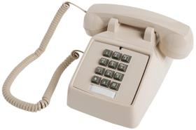 Telefone fixo Cortelco 250044-VBA-20MD 1-Handset Ash Telefone fixo Cortelco 250044-VBA-20MD 1-Handset Ash