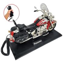 Telefone Fixo Decorativo modelo de Motocicleta Emite Som de Motor Alta Qualidade KXT875