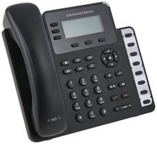 Telefone fixo Grandstream GXP1630 3 linhas LCD PoE de 2,9"