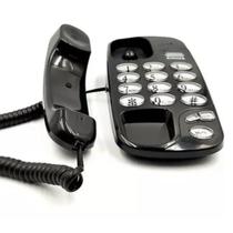 Telefone Fixo Maxtel Mt606 De Mesa Números Grandes Com Fio