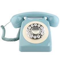 Telefone fixo retrô vintage com fio Sangyn com rediscagem Telefone fixo retrô vintage com fio Sangyn com rediscagem