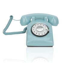 Telefone Fixo Retro Vintage KUIDAMOS - Discagem Rotativa