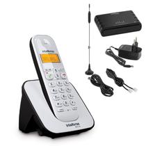 Telefone Fixo Sem Fio Bina TS 3110 Entrada Chip 3 Intelbras