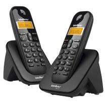 Telefone Fixo Sem Fio Com Ramal Ts 3112 Preto Intelbras