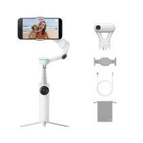 Telefone Gimbal Insta360 Flow 2 Pro branco com rastreador AI