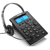 Telefone Headset Com Identificador Teclado emborrachado