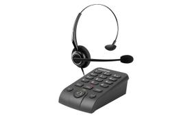 Telefone Headset com Microfone Cancelador de Ruídos HSB 50 Preto Intelbras