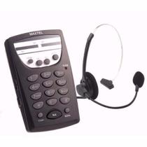 Telefone Headset Maxtel Mt-108 Atendimento Em Telemarketing