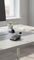 Telefone Headset Profissional Base Discadora 1 Unid