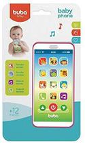 Telefone Infantil Baby Phone com Som Rosa - 6842 Buba