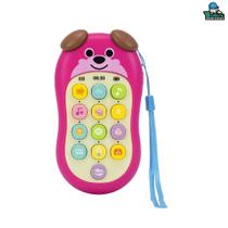 Telefone Infantil Educativo Com Som E Luzes Interativas - Cores Sortidas