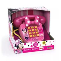 Telefone Infantil Foninho Sonoro Minnie - Elka 1061