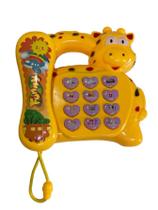 Telefone Infantil Girafa com Som e Luzes Interativo