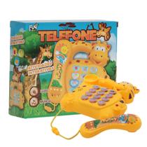 Telefone Infantil Musical Educativo Luz E Som Cor Amarelo Telefone Infantil Musical Educativo Luz E Som Cor Amarelo