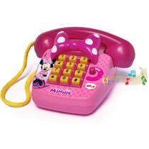 Telefone Infantil Musical - Foninho Da Minnie - Disney - Elka Brinquedos