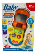 Telefone infantil para bebês com Luz e som