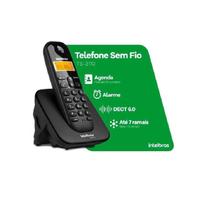 Telefone Intelbras S/ Fio Com Id Ts3110 Preto