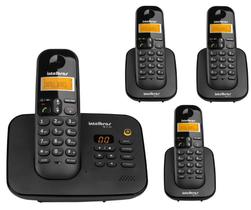 Telefone Intelbras Sem Fio Digital Ts 3130 + 3 Ramal Ts 3111