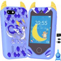 Telefone inteligente infantil Yosfeng para meninos de 3 a 6 anos com tela sensível ao toque