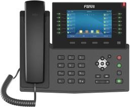 Telefone Ip Empresarial Fanvil X7c Com Tela Colorida De 5 Telefone Ip Empresarial Fanvil X7c Com Tela Colorida De 5