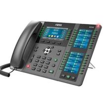 Telefone IP Fanvil X210, 3 Visores LCD Coloridos, 20 linhas SIP, Preto - ES-IPI-X210