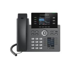 Telefone IP Grandstream GRP2614 com 4 linhas, 6 contas SIP e display colorido de 2,8"