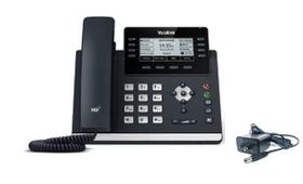 Telefone IP Yealink T43U de 12 linhas com tela LCD de 3,7"