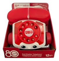 Telefone Mattel Fisher Price Red Do 80o Aniversário Vermelho MATTEL JGG97 Telefone Mattel Fisher Price Red Do 80o Aniversário Vermelho MATTEL JGG97