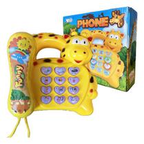 Telefone Musica Infantil Brinquedo Educativo Animais Fazenda