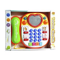Telefone Musical Brinquedo Didático P/ Bebês Som 28 Teclas - DM Toys