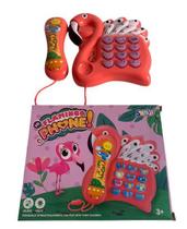 Telefone Musical Infantil Educativo Flamingo