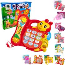 Telefone Musical Infantil Vários Modelos Brinquedo Educativo -
