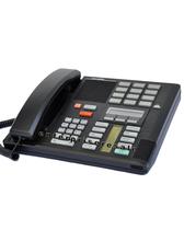 Telefone Nortel M7310 PBX com 4 a 7 linhas e alto-falante, preto