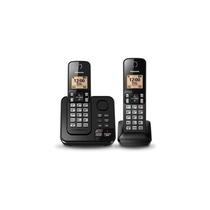 Telefone Panasonic Kx Tgc362 Com Bina Preto 110V 2 Unidades