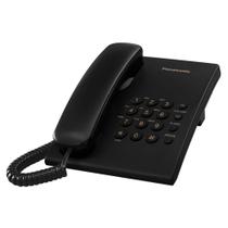 Telefone Panasonic KX-TS500XL com Cabo - Preto