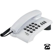 Telefone pleno cinza artico c/ chave funcoes flash redial mute opcao de chave de bloqueio 4080058