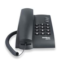 Telefone Pleno com Fio Preto Intelbras