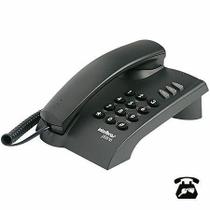 Telefone Pleno Preto C/ Chave Funções Flash Redial Mute Opção De Chave E Bloqueio 4080057 F018