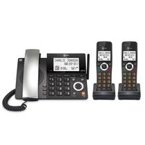 Telefone residencial AT&T DECT 6.0 com fio/sem fio com 2 aparelhos CL84218