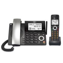 Telefone residencial AT&T DECT 6.0 com fio/sem fio com secretária eletrônica