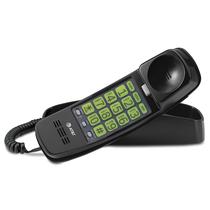 Telefone residencial com fio AT&T TRIMLINE 213-11 com botões grandes pretos