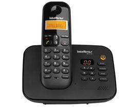 Telefone residêncial fixo intelbras 3130 sem fio, com secretária eletrônica