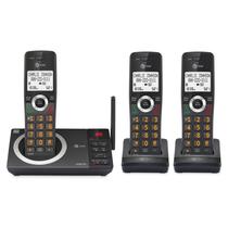 Telefone residencial sem fio AT&T CL82318 com secretária eletrônica 3 aparelhos